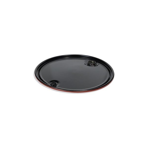 Lined 18-Gauge Drum Lid with Bungs ext. dia. 23"